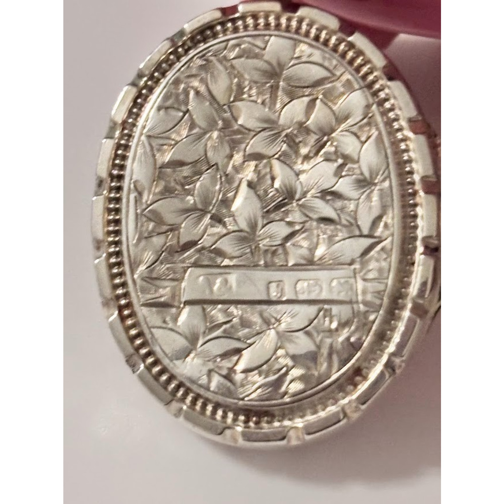 Antique Adie & Lovekin Sterling Silver Vesta Case Match Safe Chatelaine Pendant - Picture 7 of 16